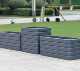 Galvanized steel Rectangular Flower Pot Planter Boxes