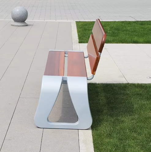 Outdoor Park Bench Wooden Seating Chair