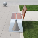 Outdoor Park Bench Wooden Seating Chair