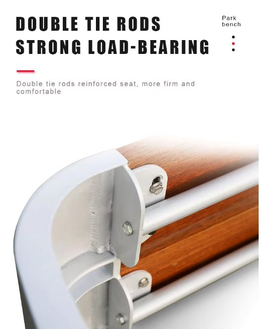 Outdoor Park Bench Wooden Seating Chair