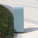 Factory Price Standing Stainless Steel Metal Waste Bin Wooden Outdoor Trash Can