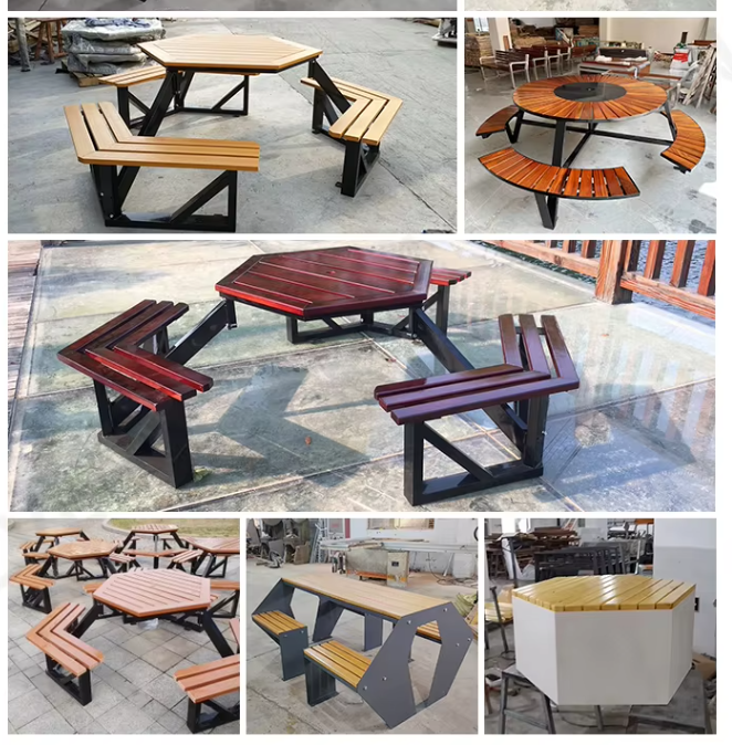 Mdern urban picnic table