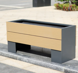 Large! Aluminium Big Flower Pot Plastic Wood Garden Planters Large Metal Planter for Trees