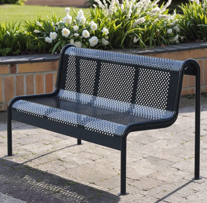 Outdoor Park Bench metal Seating Chair