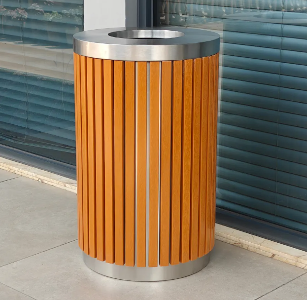Durable Outdoor Metal Bin - Factory Wholesale Metal Trash Bin for Street Public Garbage and Commercial Use