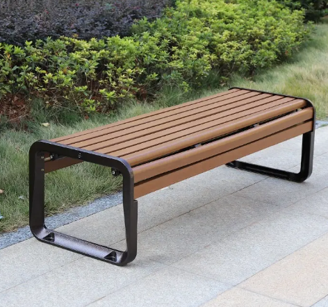 Durable Rain-proof Sun-Proof Aluminum Plastic Wood Patio Furniture Outdoor Park Bench Seat Street Bench