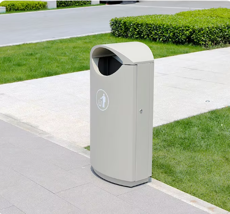 Eco-Friendly street metal rubbish recycling garbage bin