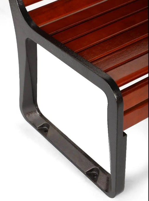 Factory Price Pineapple Grid Chair Surface Cast Aluminum Chair Legs Outdoor Garden Benches