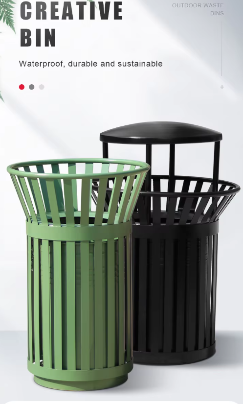 Round Litter Bin