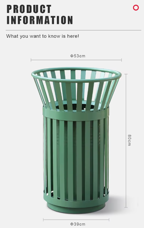 Round Litter Bin