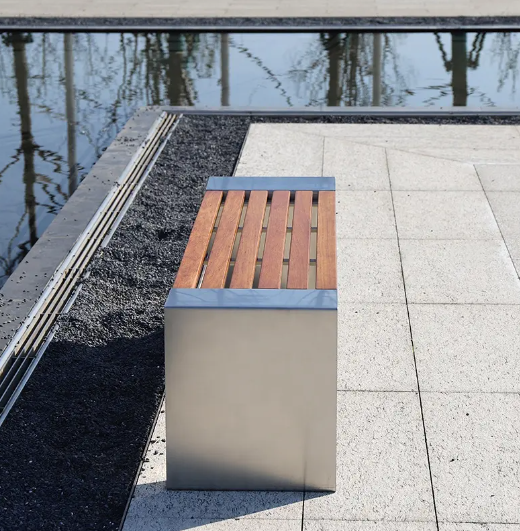 Outdoor Park Bench Wooden Seating Chair