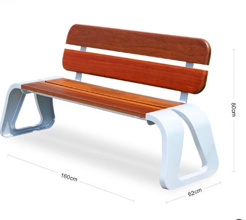 Outdoor Park Bench Wooden Seating Chair