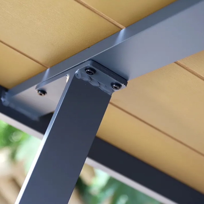 Picnic Tables Outdoor PS Wood Aluminium for Restaurant Outdoor Folding Tables and Chairs Outside Patio Table Set for Event