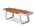 Outdoor park bench