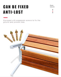 Outdoor park bench