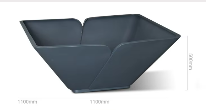 Hotel Metal Planter Box Commercial Flower Pots Pretty Indoor Office Tall Rectangle Flower Planters Outside