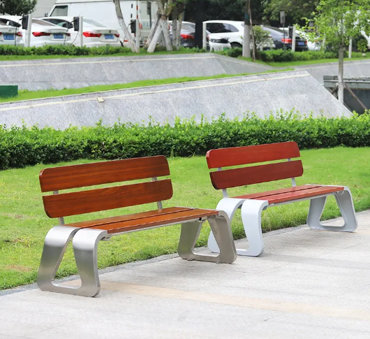Outdoor Park Bench Wooden Seating Chair