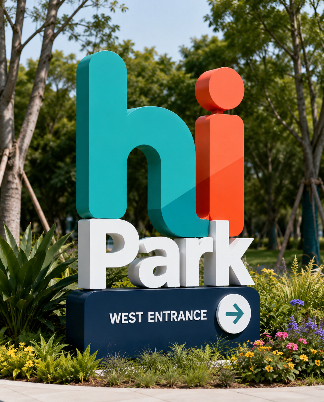 Landmark signage