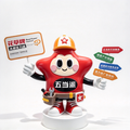 Custom 3D Printed Corporate Mascot Sculpture