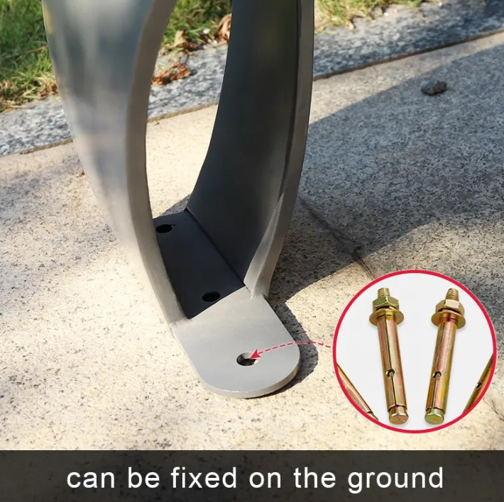 Modern Park Bench Outdoor Stainless Steel Leisure Wooden Garden Bench Stainless Steel Outdoor Bench Seat with Backrest