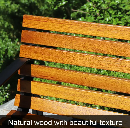 Outdoor Park Bench Wooden Seating Chair