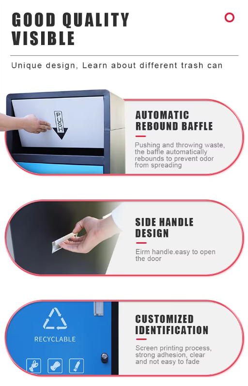 Outdoor Waste Bin Big Capacity Container