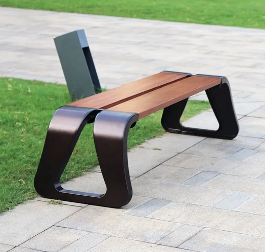 Outdoor Park Bench Wooden Seating Chair