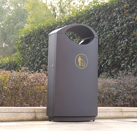 Eco-Friendly street metal rubbish recycling garbage bin