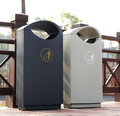 Eco-Friendly street metal rubbish recycling garbage bin