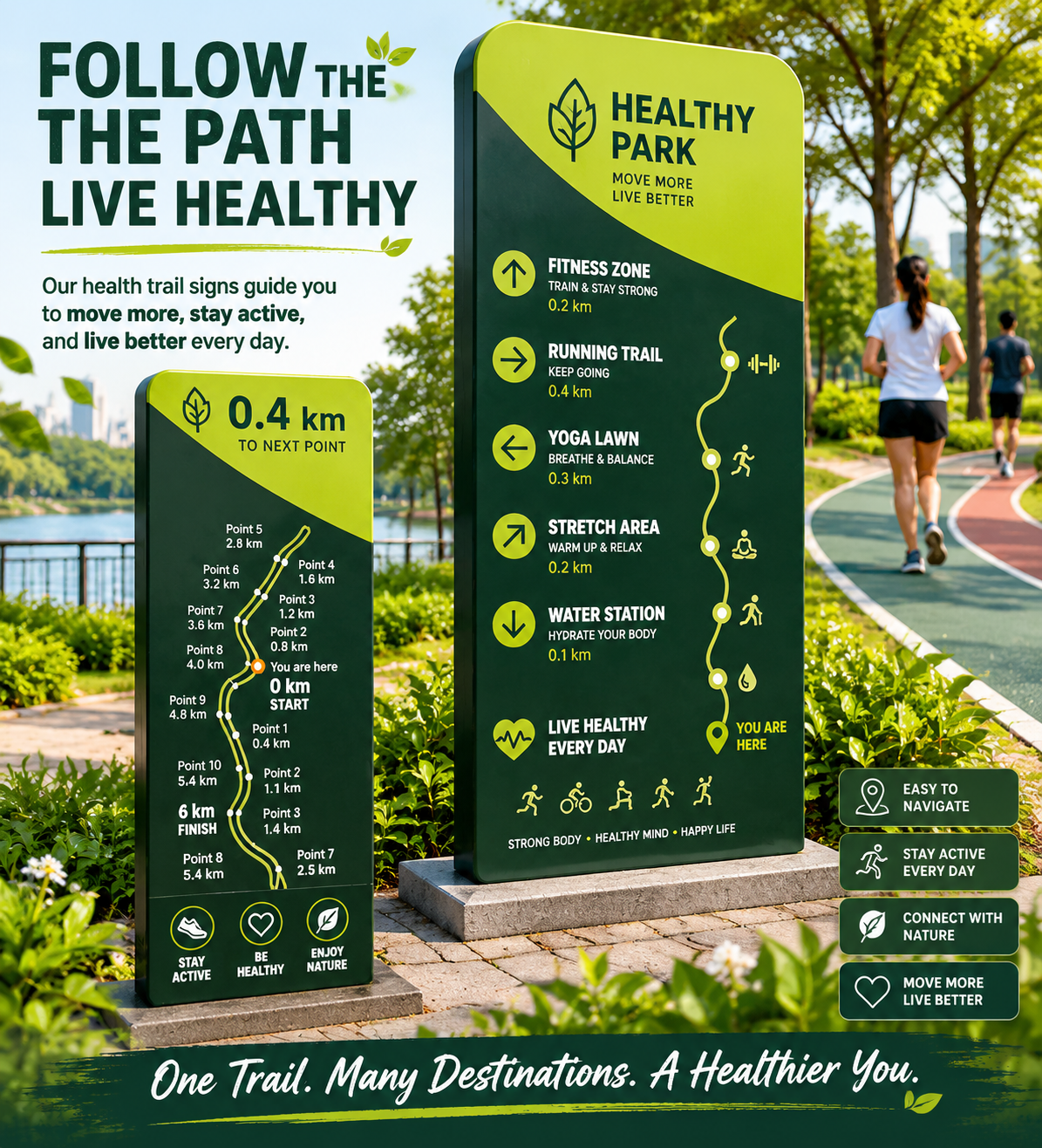 Park Theme SignageSports Park Theme Signage